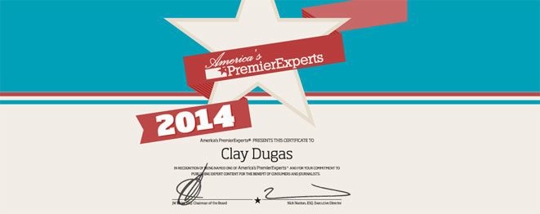 America's Premier Experts Award