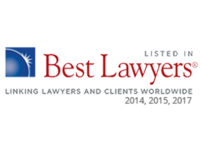 Best Lawyers in America, 2014, 2015, 2017